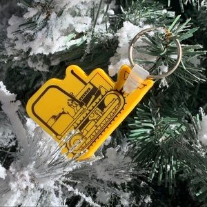 Excavator🎄Vintage Ornament or keychain